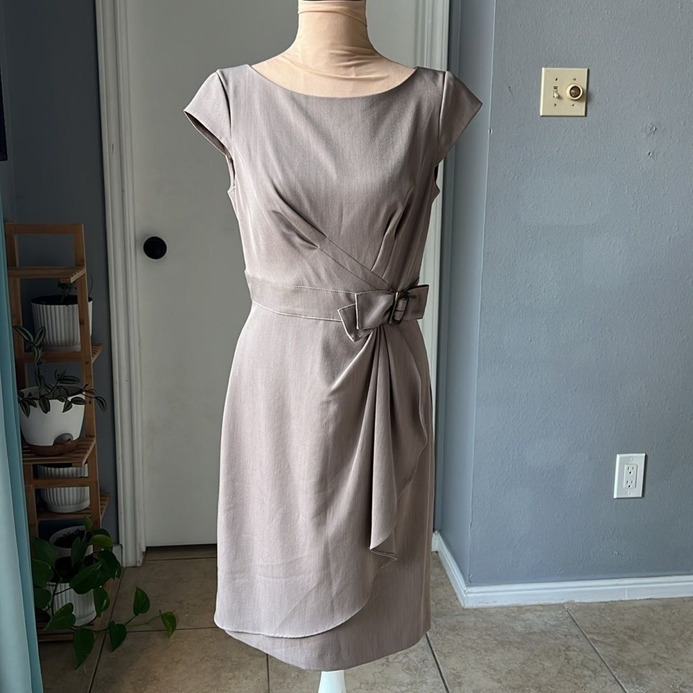 Sandra Darren Beige Dress